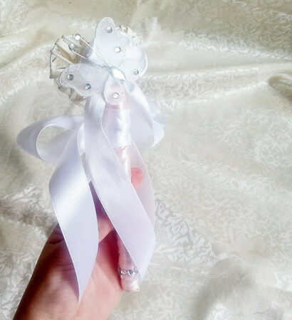wand, butterfly and flower girl