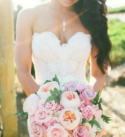 novia, boda and flores