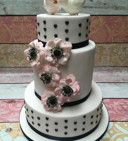 cake, anemone and het bakhuysje
