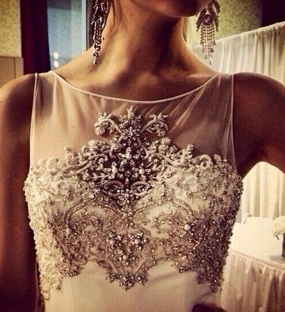 dress, stamp and luxury