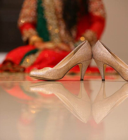 golden heels, beauty and punjabi