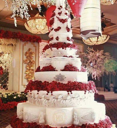 white, wedding cake and candy