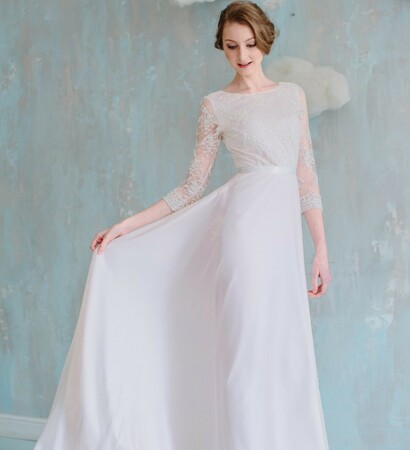 wedding dress, девушка and красота