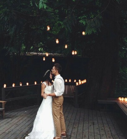 love, trees and lamps