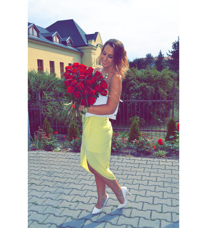 dress, white and style
