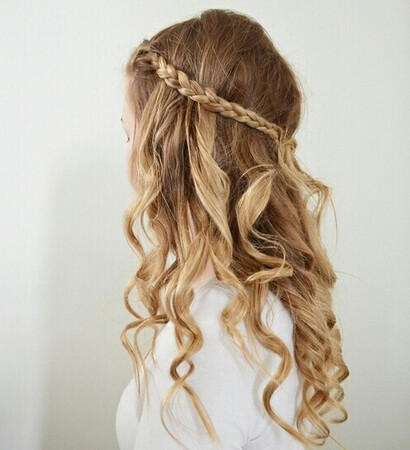 ombre, curly hair and styles
