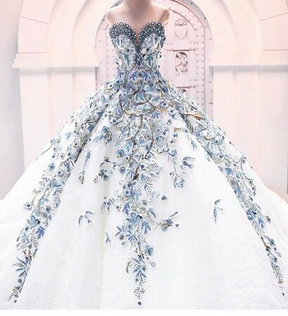 luxury., pretty and blue