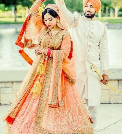 punjabi, orange and love