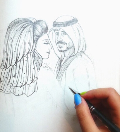 art, bride to be and love
