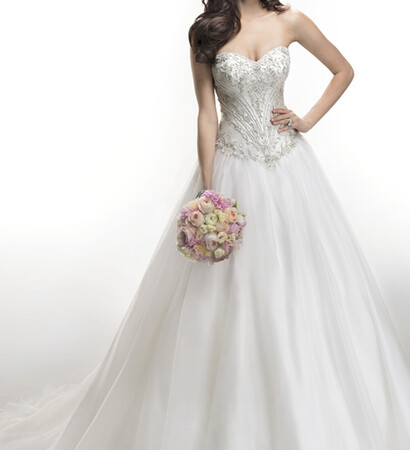 beading dress, wedding dress and fashion dress