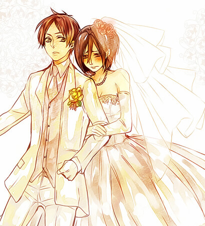 love, eren yeager and girl