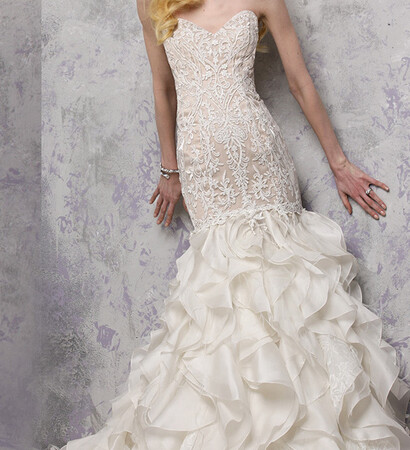 wedding dress and en