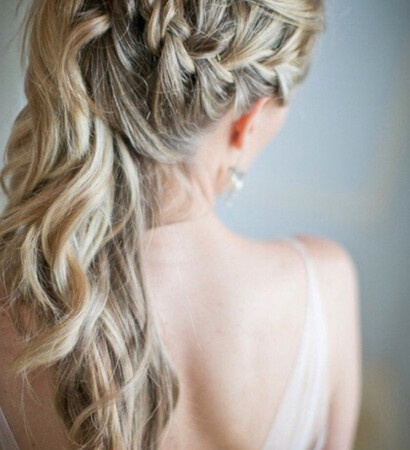 hairstyle, fashionable and Prom