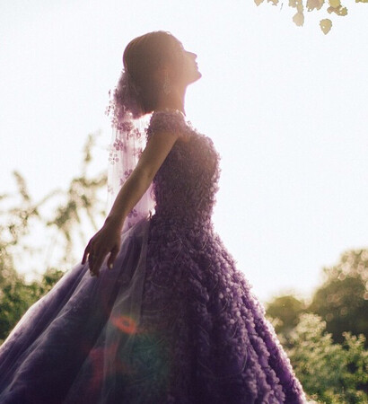 dagestan, bride and violet