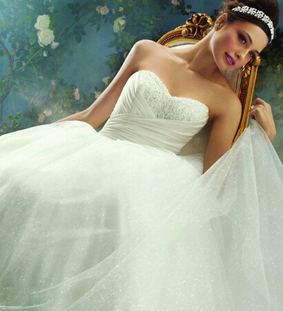 chiffon, sweetheart dress and beading