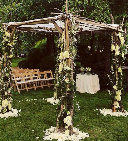 wedding ceremony, bride and groom and ceremony