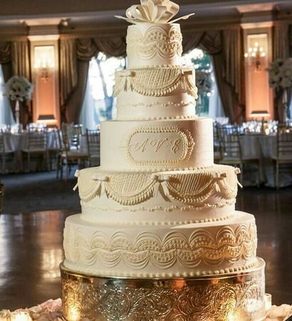 beautiful, elegant and wedding cake