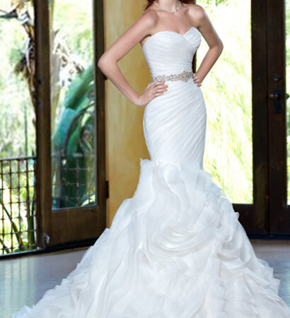 fashion, organza and wedding dress