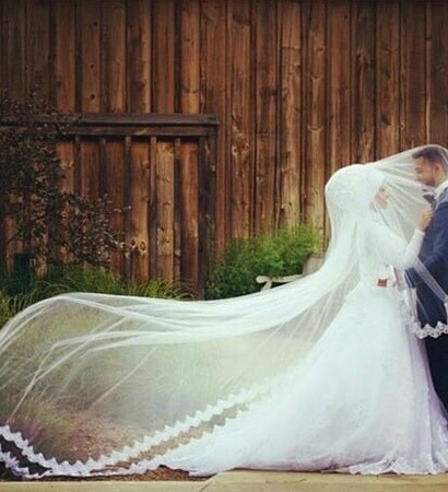 blessed, groom and hijab