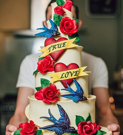 pie, tattoo and cool