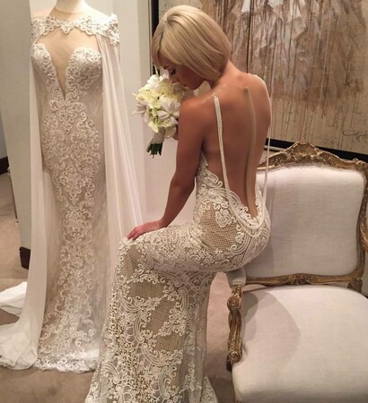 love, lace wedding dress and bride