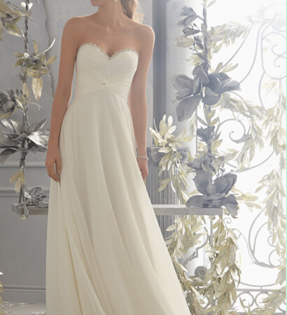lace dress, chiffon dress and wedding dress
