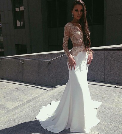 model, natali danish and dress