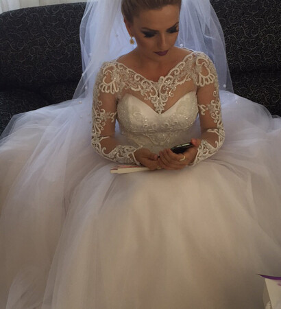 glitter, weddingdress and white