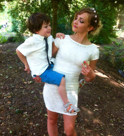mum, summer and dress