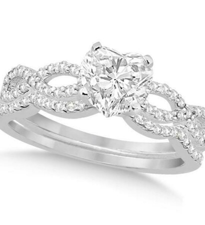 diamond rings, heart diamond rings and bridal band