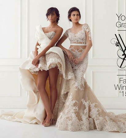 bride, designer and dress