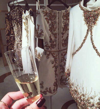 girly things, champagne and fashion
