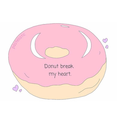 donut, girls and true love