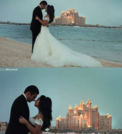 groom, romantic and Dubai
