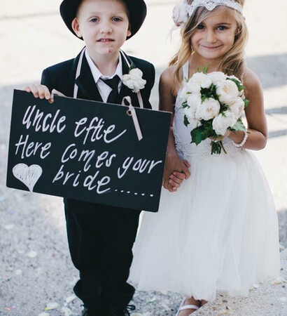 weddings, page boy and flower girl