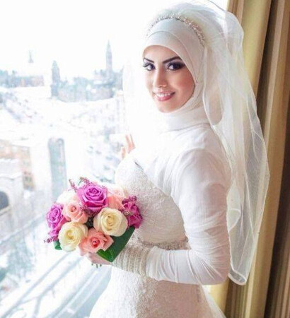 hijab wedding