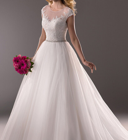 fashion, wedding dress and lace dress