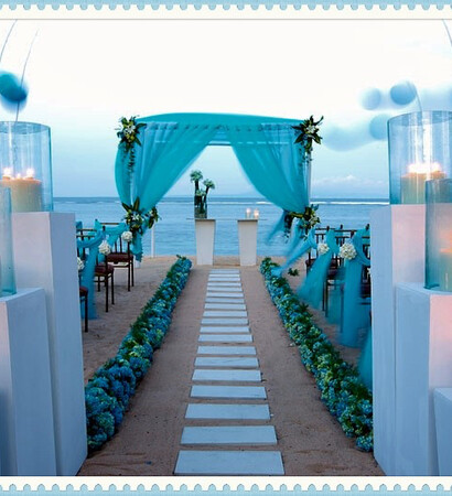 beach wedding decoration