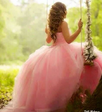 beautiful, pink gown and amazing