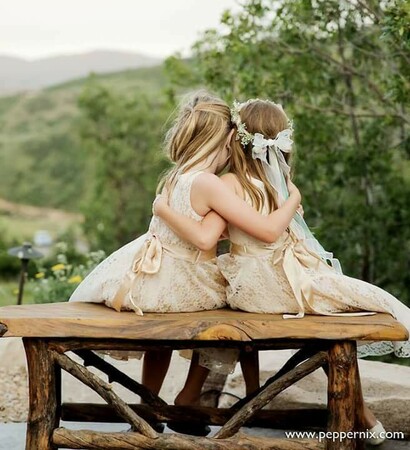 flowers girls, lovely and nature