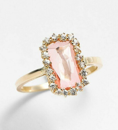 gold, diamonds and engaged