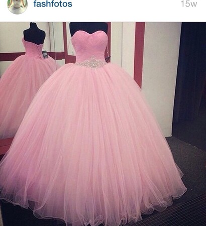 babypink, promdress and pink