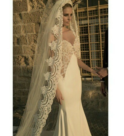 wedding dress, bride and groom