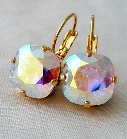 crystal earrings, bridal earrings and statement earrings