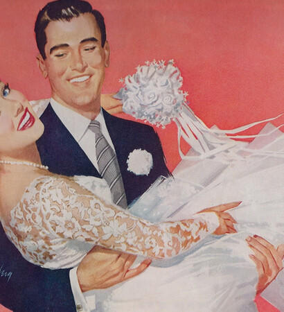 bride, vintage and pin-up