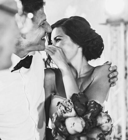 black-white, woman and happiness