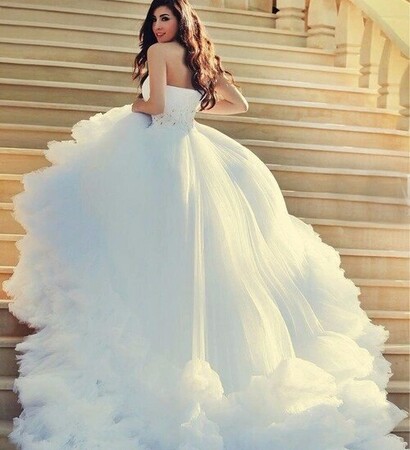 cloud, dress and wedding dress