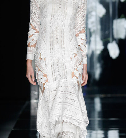 gown, fashion and catwalk