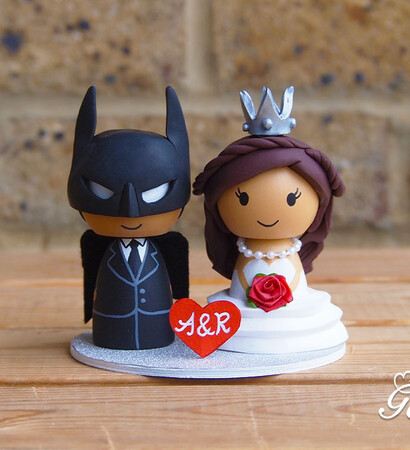 genefy playground, batman and wedding cake topper