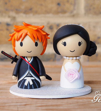 genefy playground, ichigo kurosaki and wedding cake topper